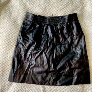 Leather skirt